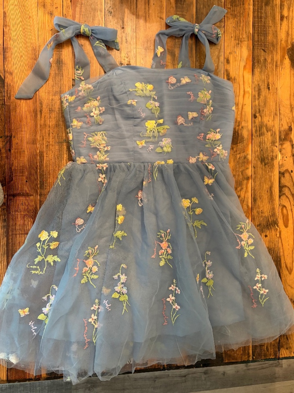Tulle Flower formal party dress